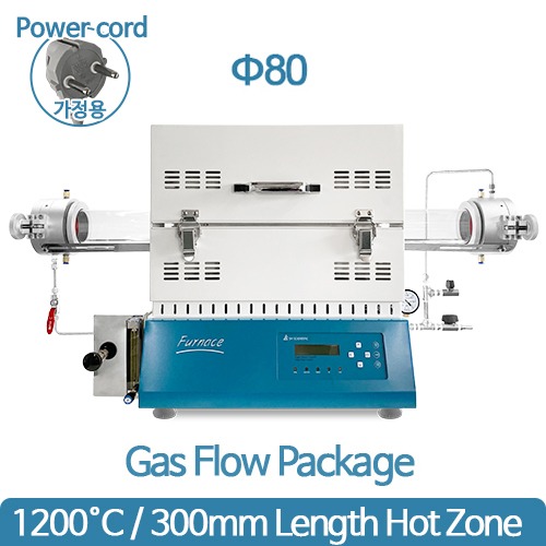 1200℃ 가스플로패키지 Gas Flow Package SH-FU-80STG-WG (300mm Ø80)